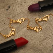 personalized anklet