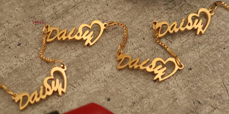 personalized anklet