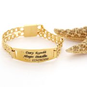 personalized ID bracelet